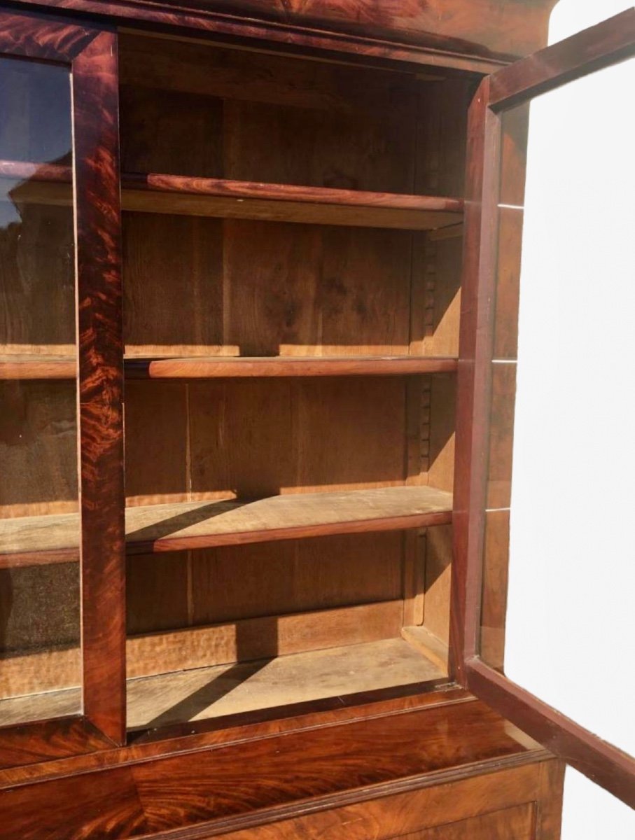 Louis Philippe Bookcase In Mahogany-photo-7