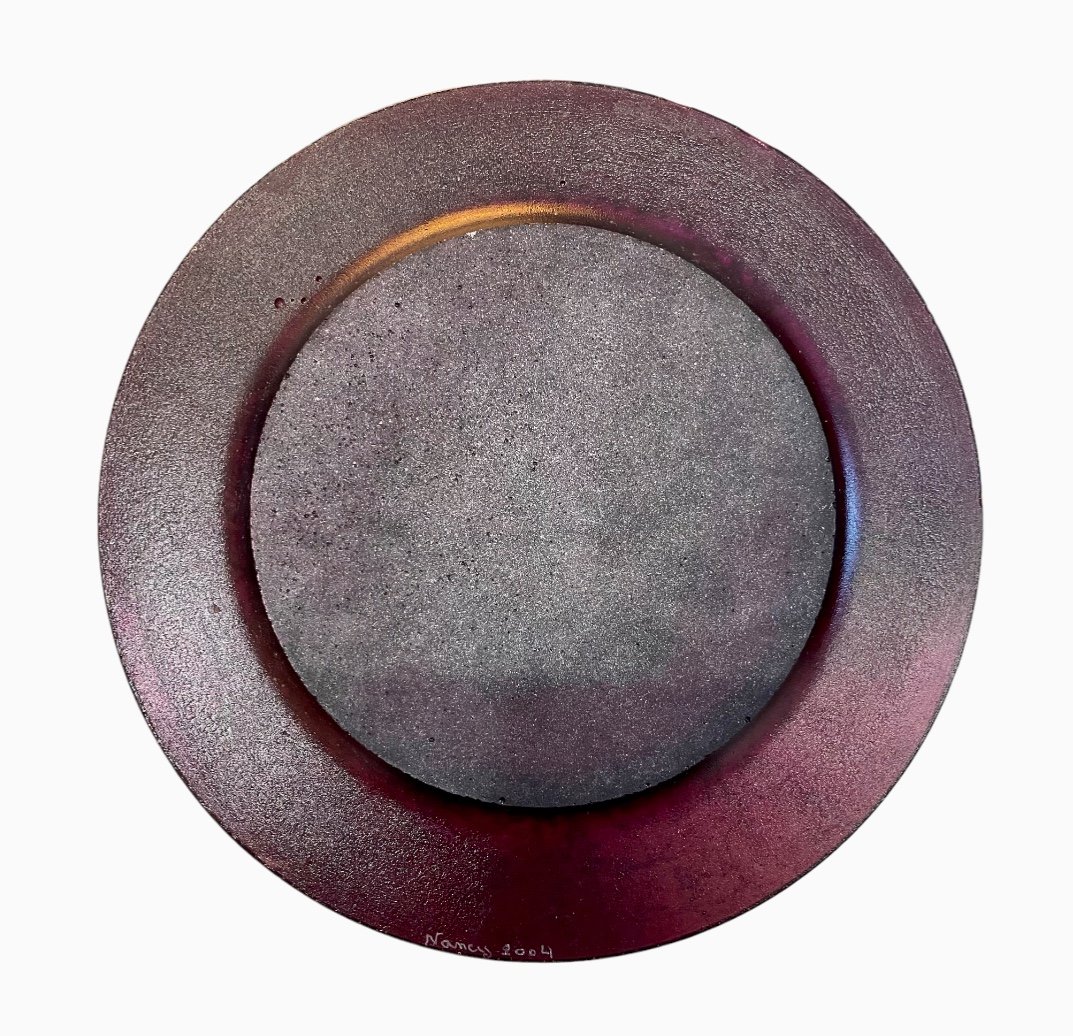 DAUM par Corbin  - Assiette L’ Automne, 1969-photo-4