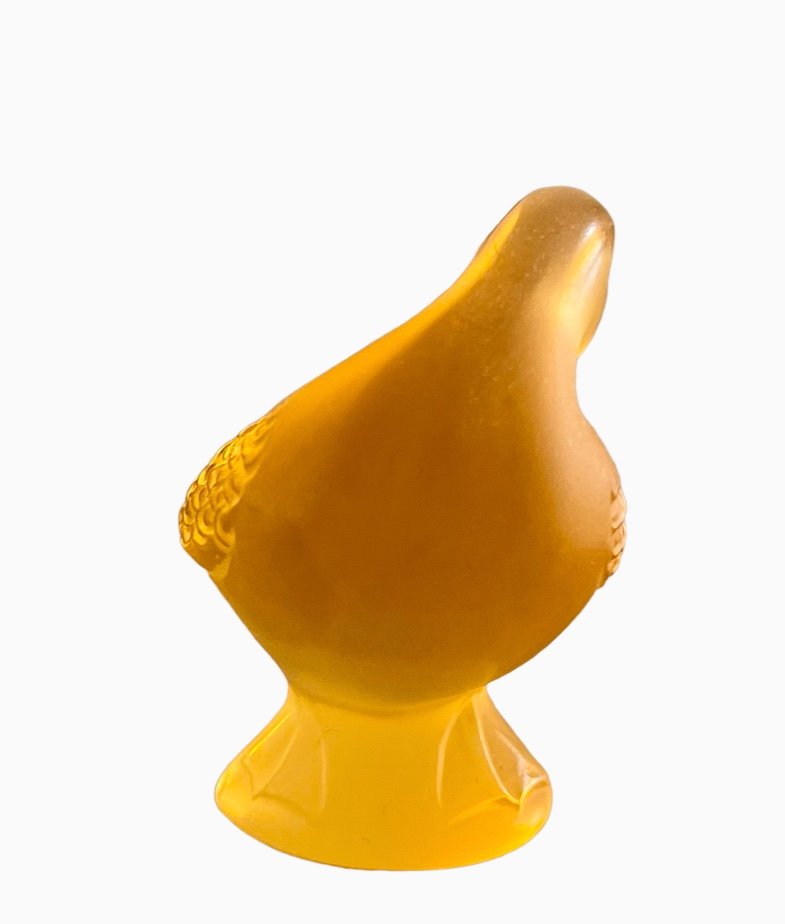 LALIQUE - Canard en Cristal Jaune-photo-2