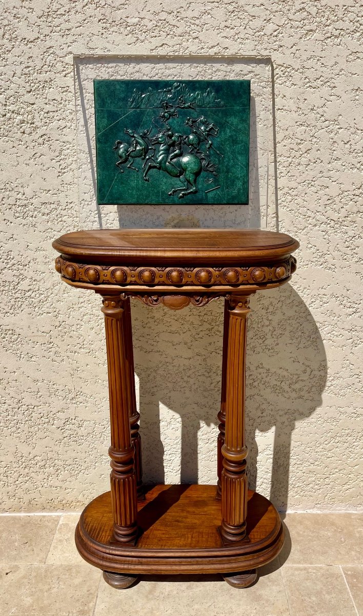 Salvator Dali - Bronze Bas Relief, The Surrealist Horsemen-photo-2