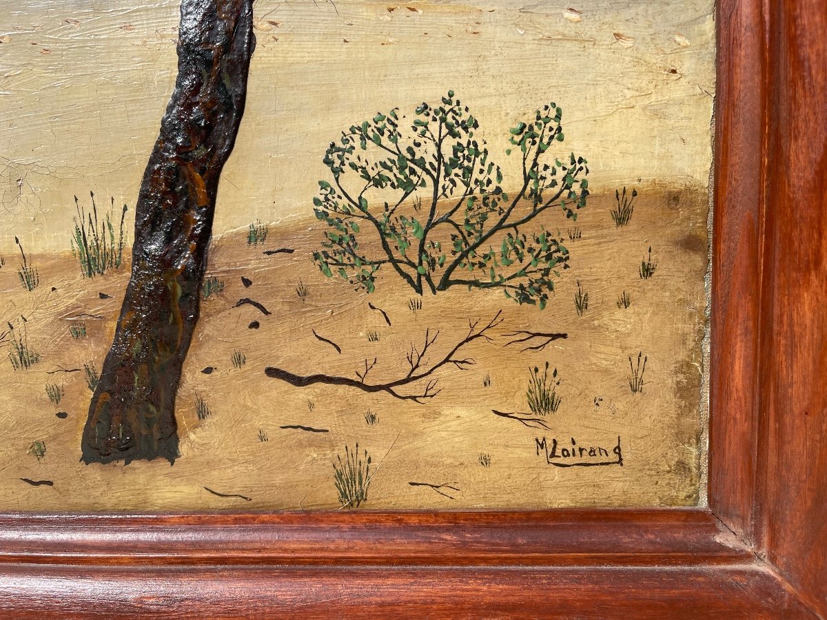 Maurice LOIRAND - Bord de Mer, Huile sur Toile -photo-4