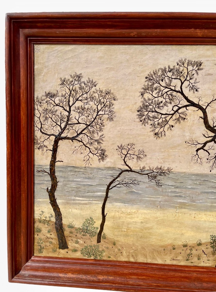 Maurice Loirand - Seaside, Oil On Canvas-photo-7