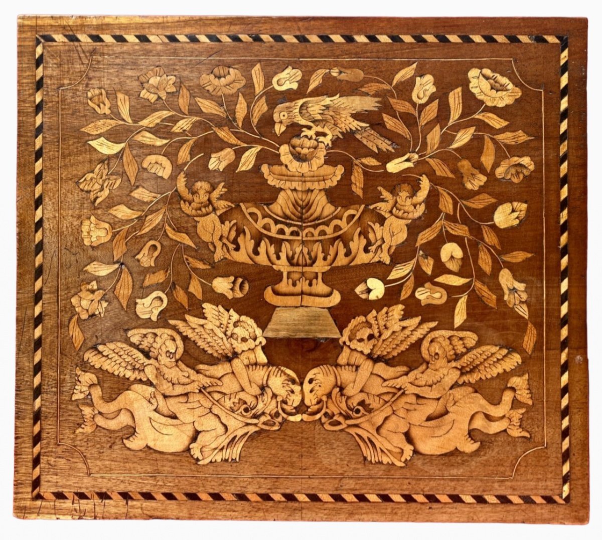 Coffre en Marqueterie du XIXe-photo-1