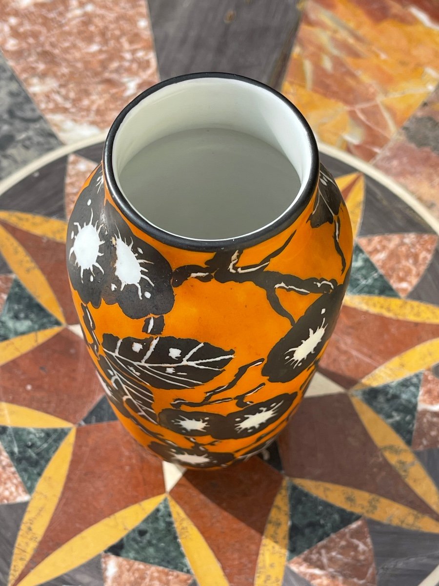 Ateliers Mf Sèvres - Porcelain Vase-photo-1
