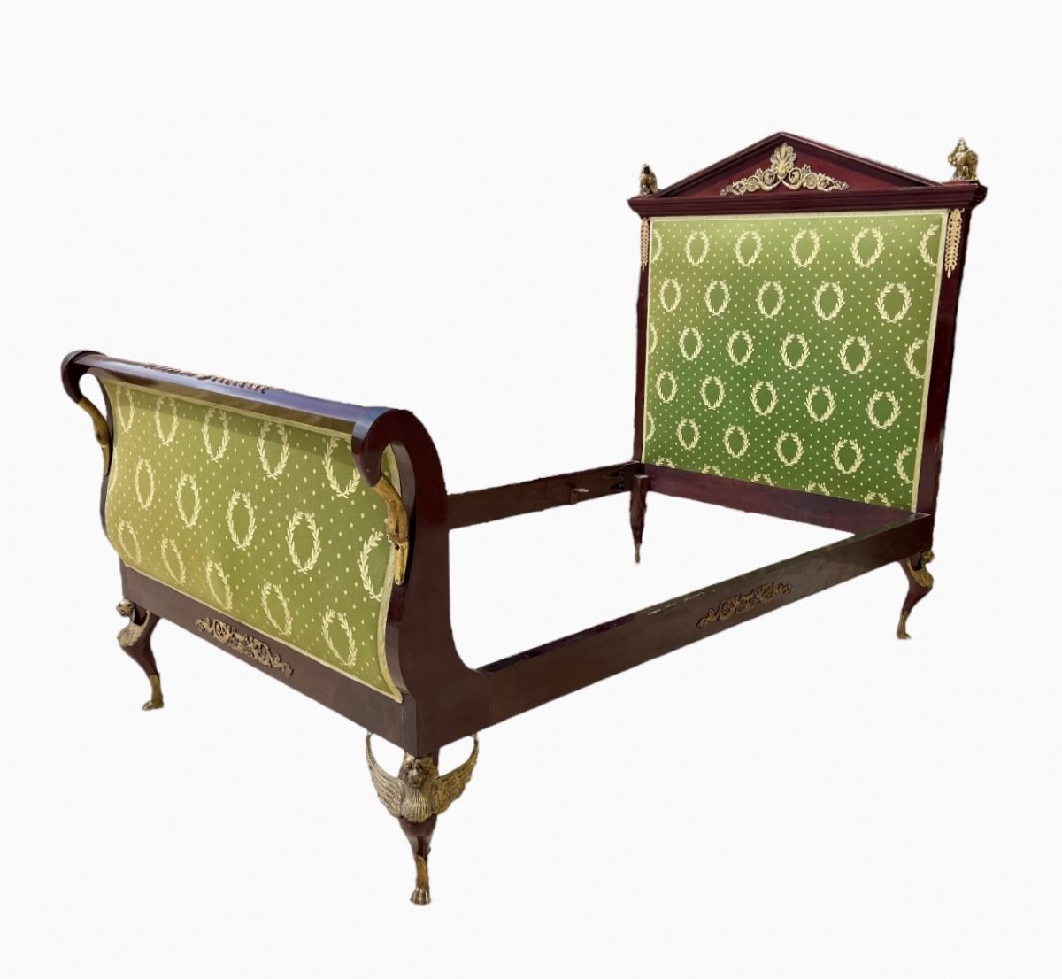 Mahogany Empire Bed