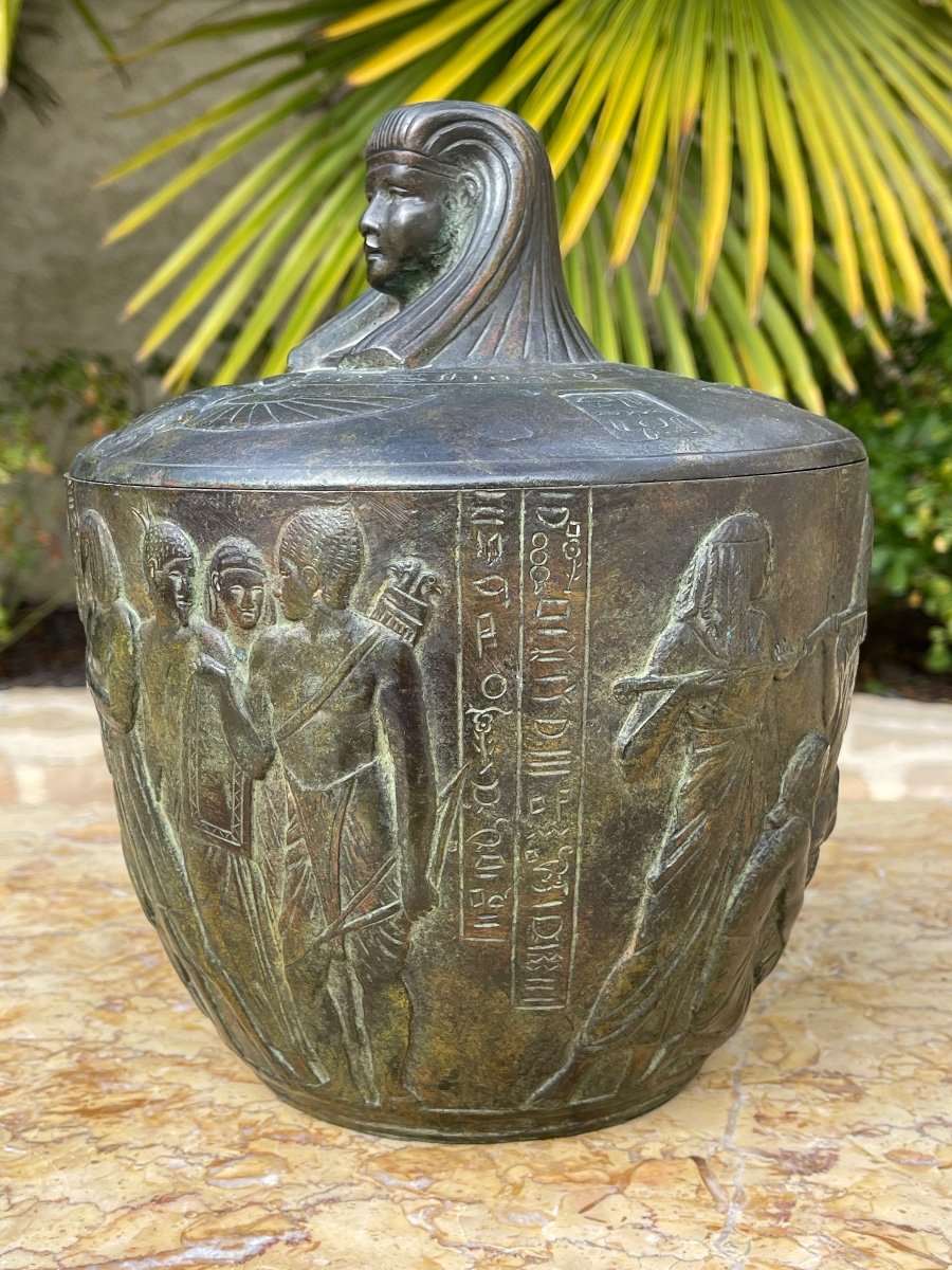 Vase Canope en Bronze -photo-4