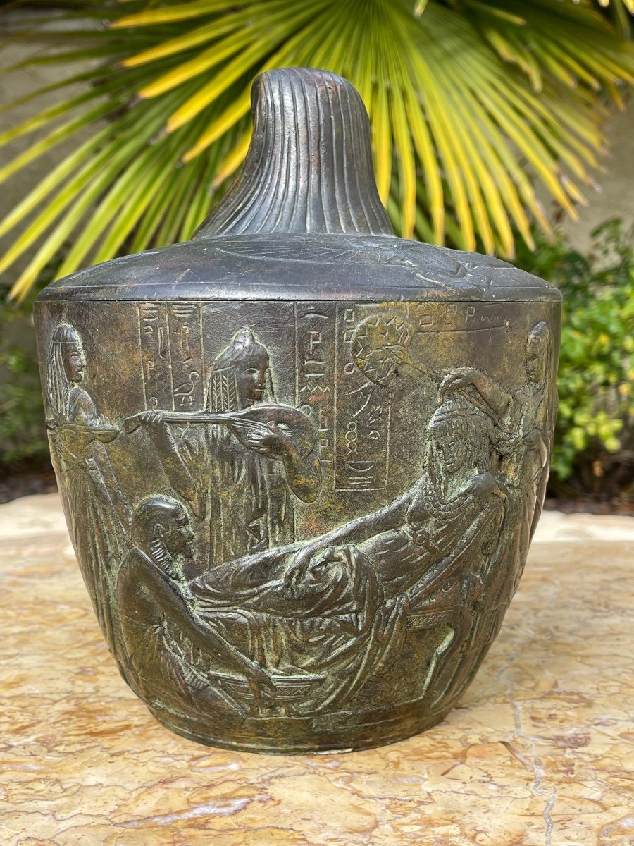 Bronze Canopic Vase -photo-2