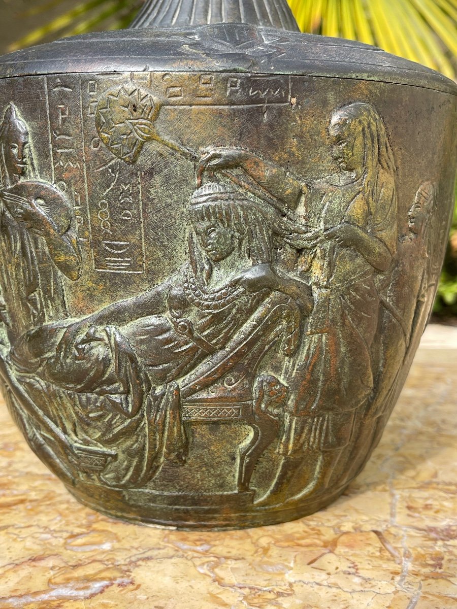 Bronze Canopic Vase -photo-3