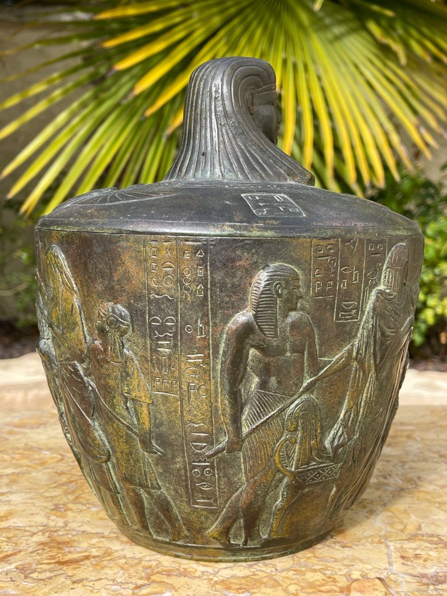 Bronze Canopic Vase -photo-4