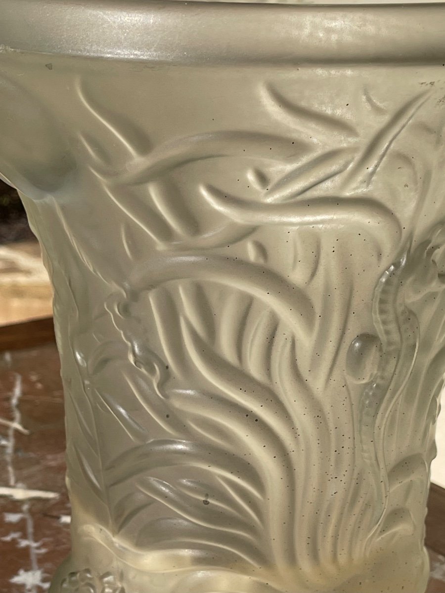 Attr. Joseph INWALD - Vase BAROLAC, Vie Marine-photo-4