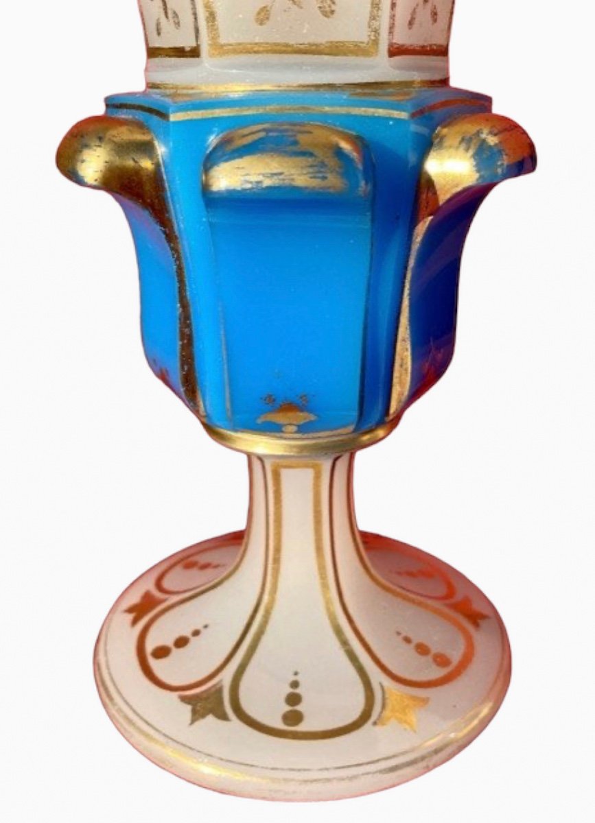 Paire de Vases en Opaline -photo-3