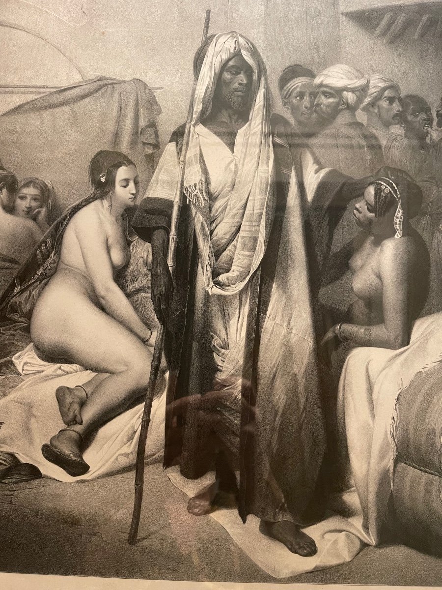 D’après Horace VERNET - Marchand d’Esclaves, Gravure-photo-2