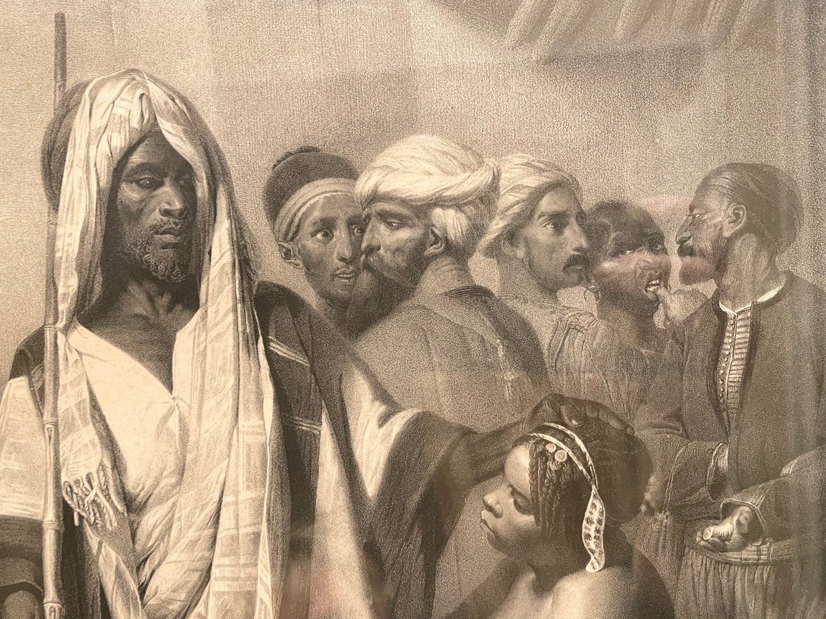 D’après Horace VERNET - Marchand d’Esclaves, Gravure-photo-2