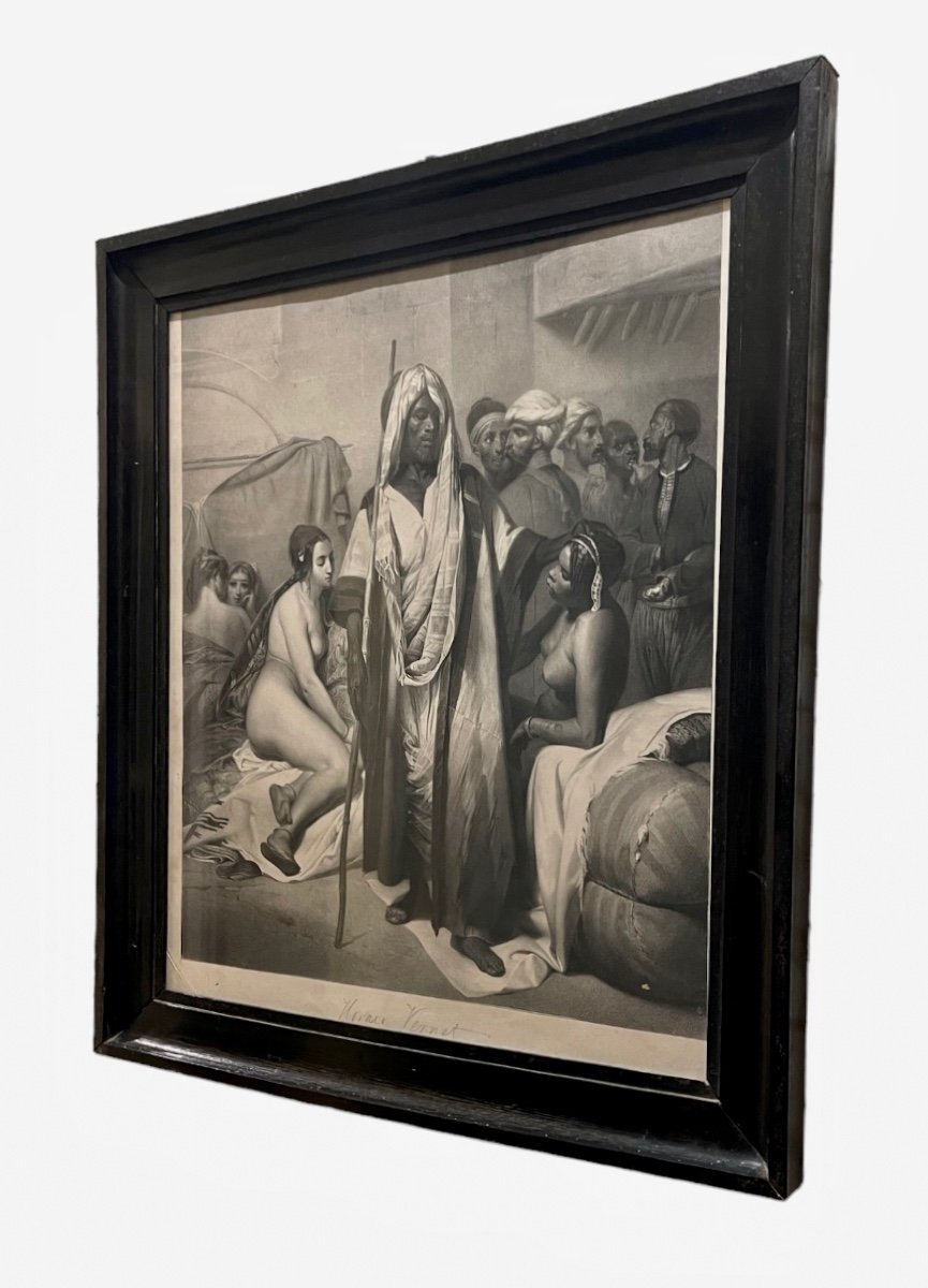 D’après Horace VERNET - Marchand d’Esclaves, Gravure-photo-7