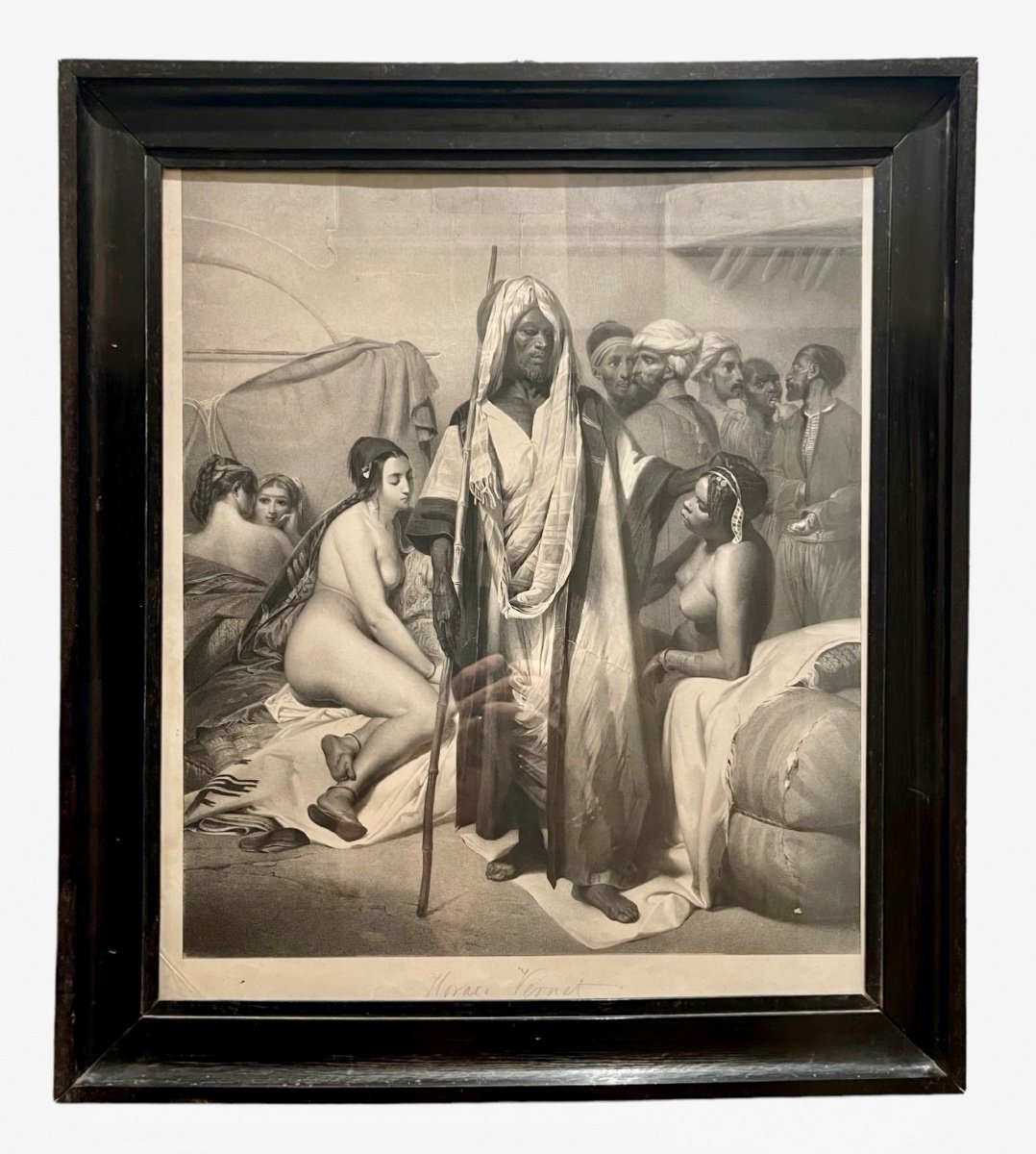 D’après Horace VERNET - Marchand d’Esclaves, Gravure