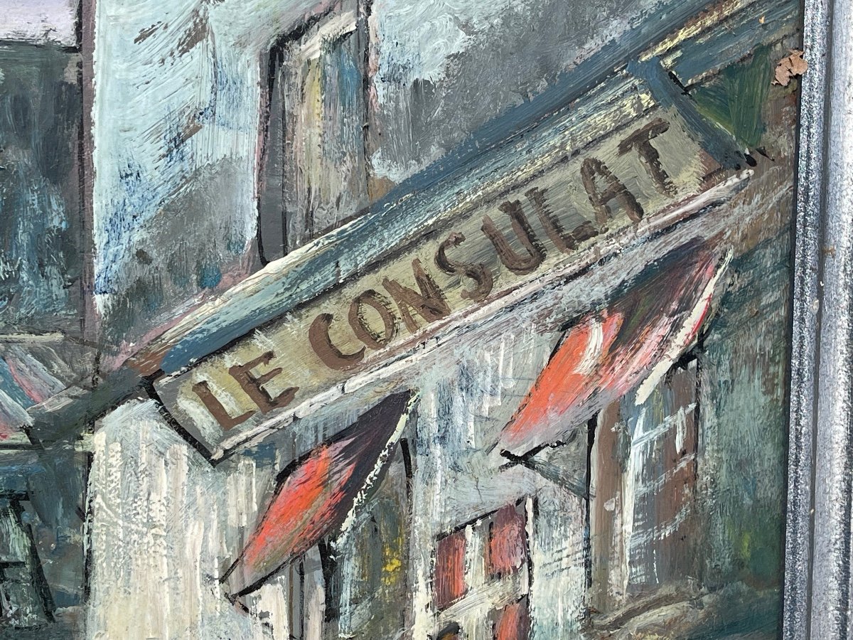 A.g Korovine - Montmartre, Le Soir-photo-3