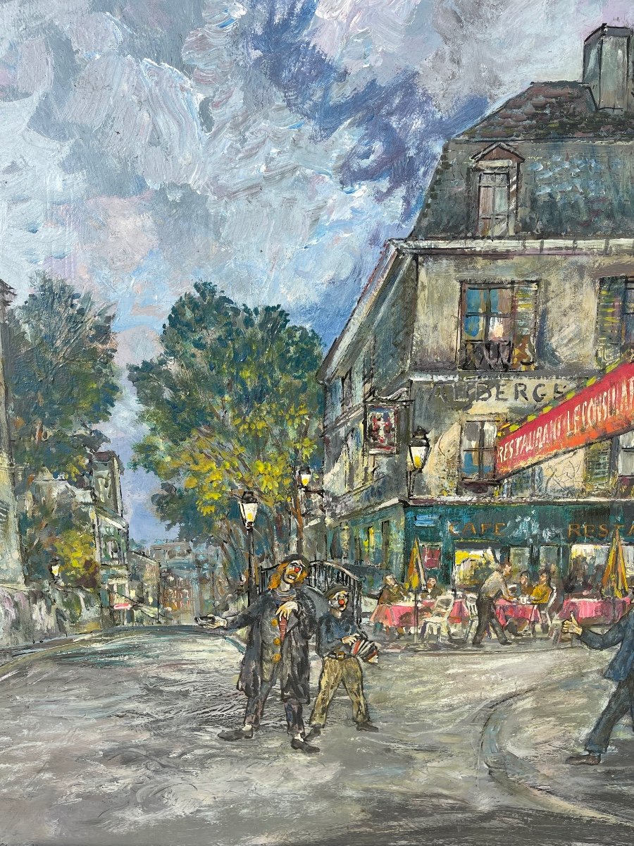 A.g Korovine - Montmartre, Le Soir-photo-4