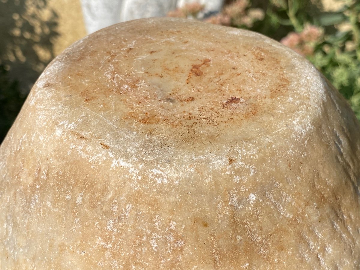 XVIIe - Mortier en Marbre et Pilon-photo-7