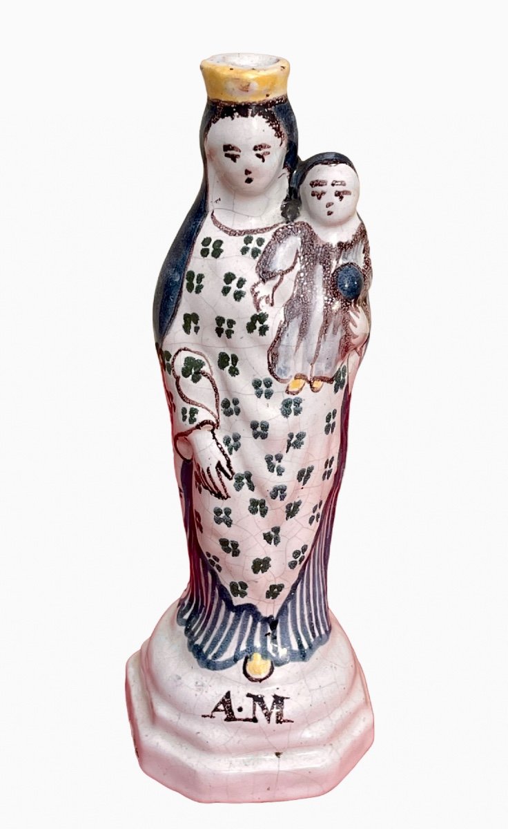18th Century - Virgin In Childbirth In Nevers Earthenware
