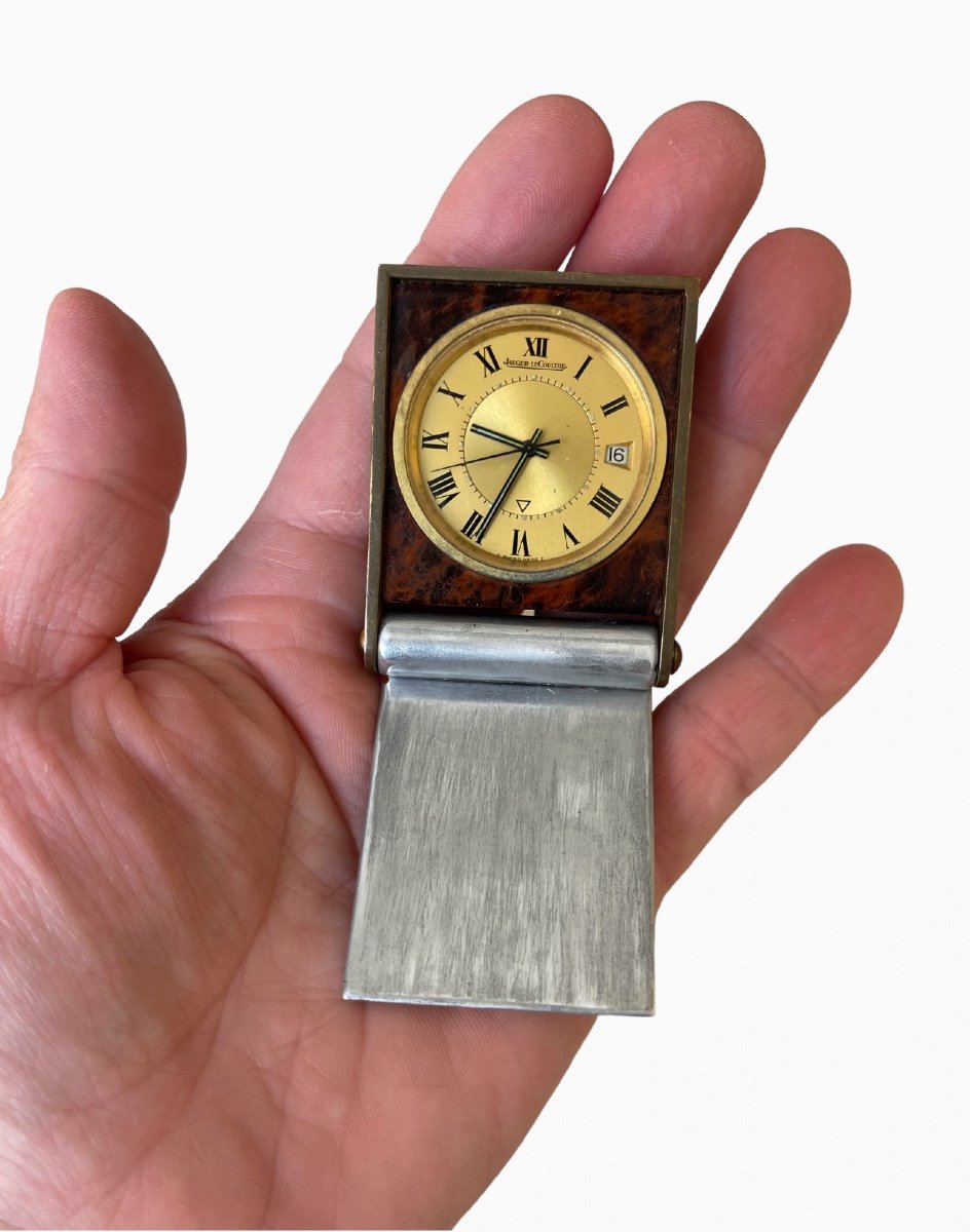 Jaeger-lecoultre - Mémovox Mechanical Travel Clock Circa 1970-photo-5