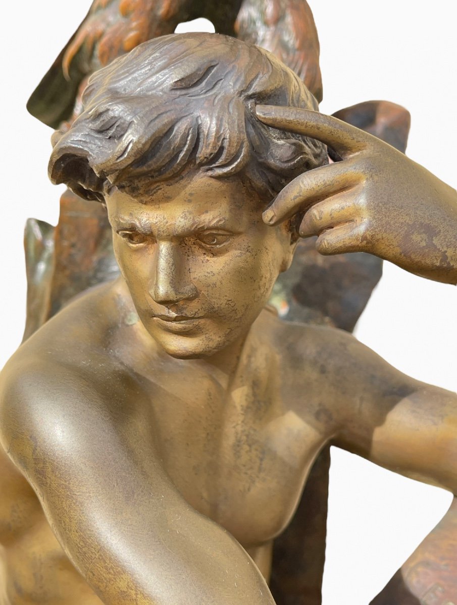 E. Picault - Bronze, The Thinker -photo-3