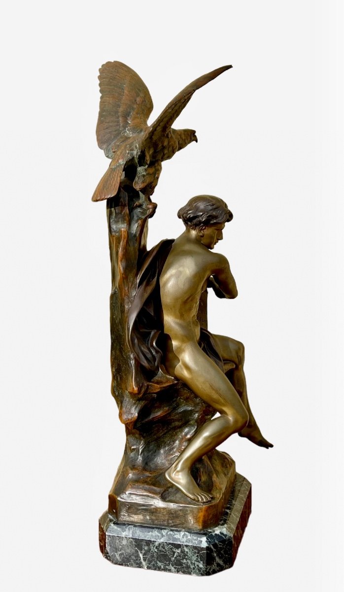 E. PICAULT - Bronze, Le Penseur -photo-7