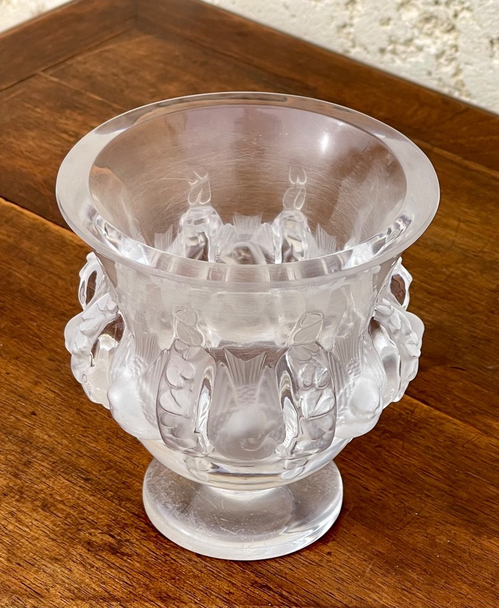 LALIQUE France - Vase Dampierre en Cristal -photo-2