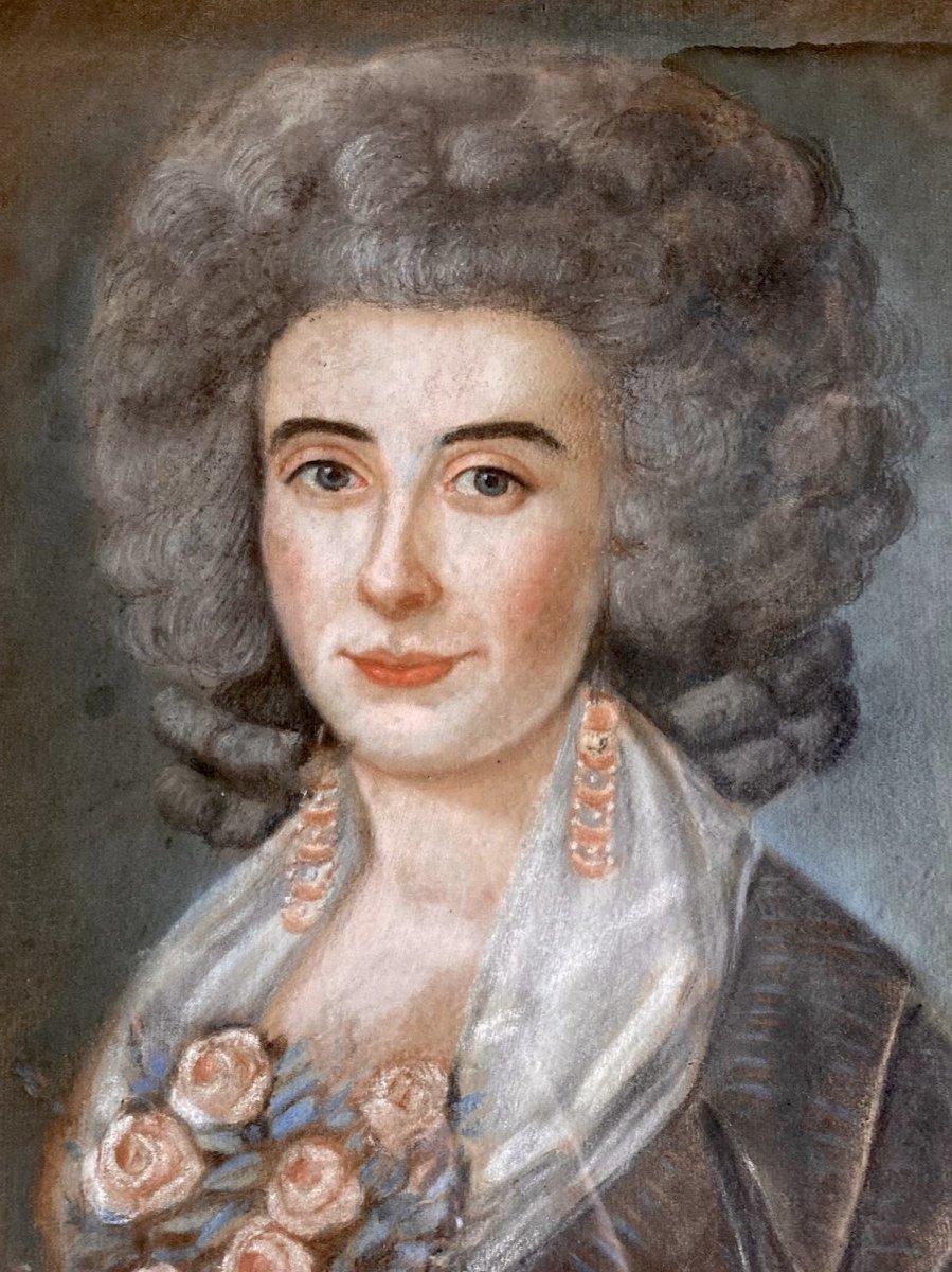 18th Century - Presumed Portrait Of Baroness Stroganova-photo-2