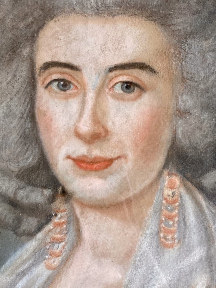 18th Century - Presumed Portrait Of Baroness Stroganova-photo-4