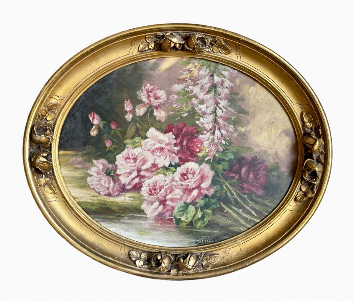 Louis Lartigau - Floral Medallion Pendant-photo-2