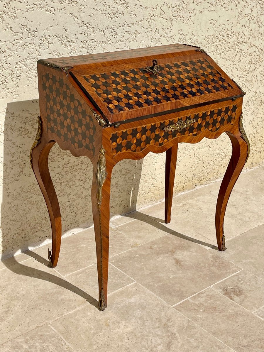 Marquetry Desk -photo-1