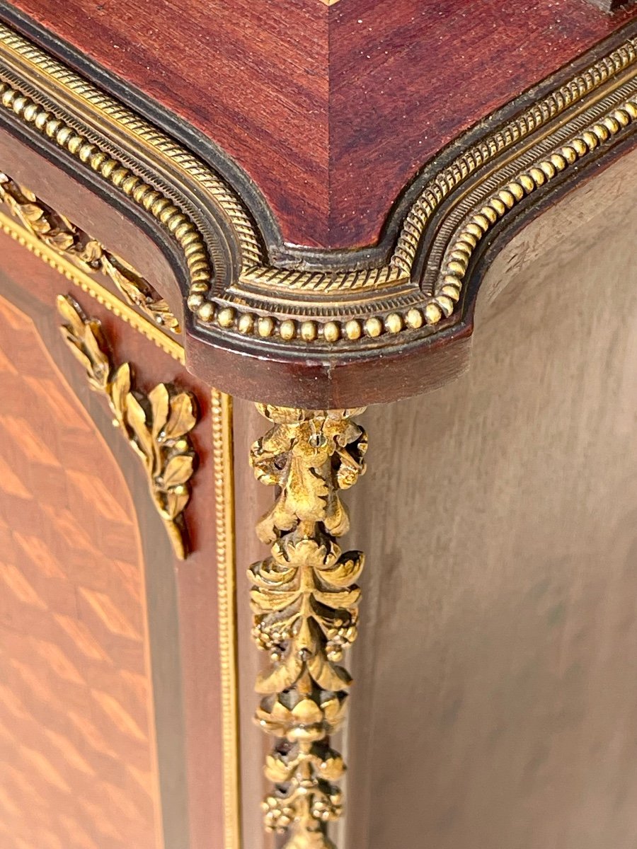 Pair Of Louis XV/louis XVI Transition Music Furniture-photo-2