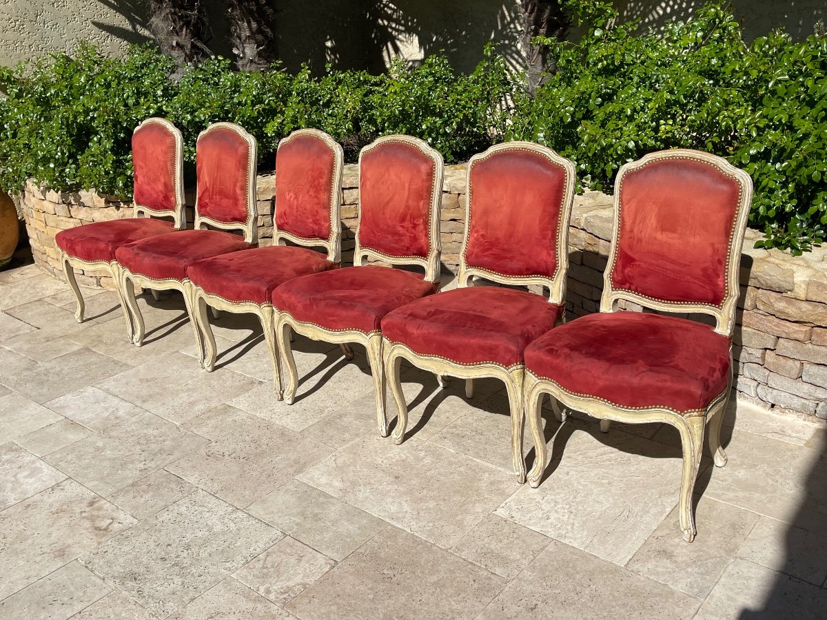 6 Chaises Louis XV -photo-2