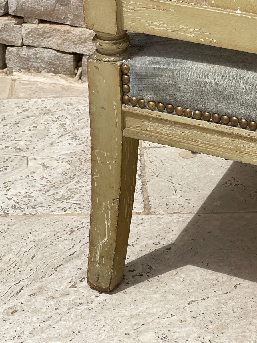 Louis XVI Style Armchair / Small Chair-photo-6
