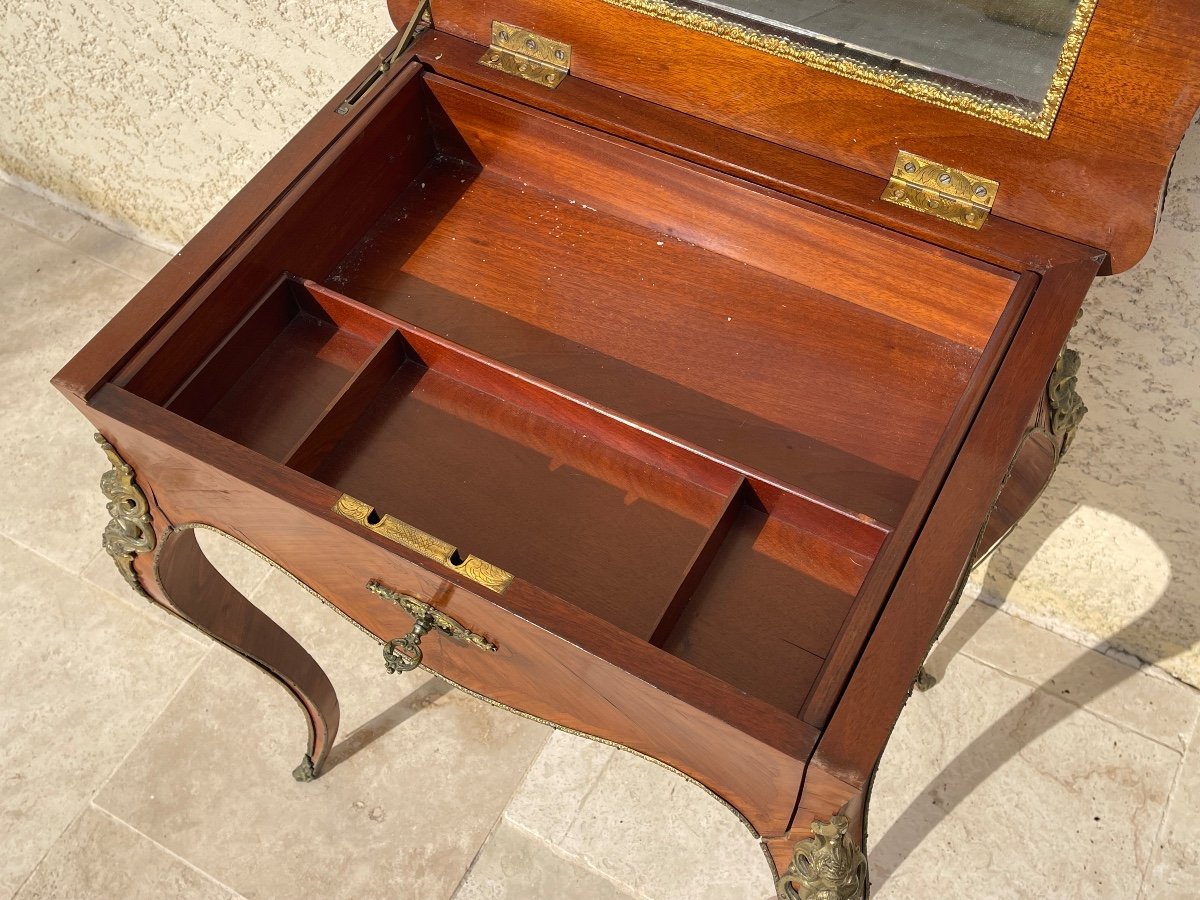Louis XV Style Side Table / Work Table-photo-6