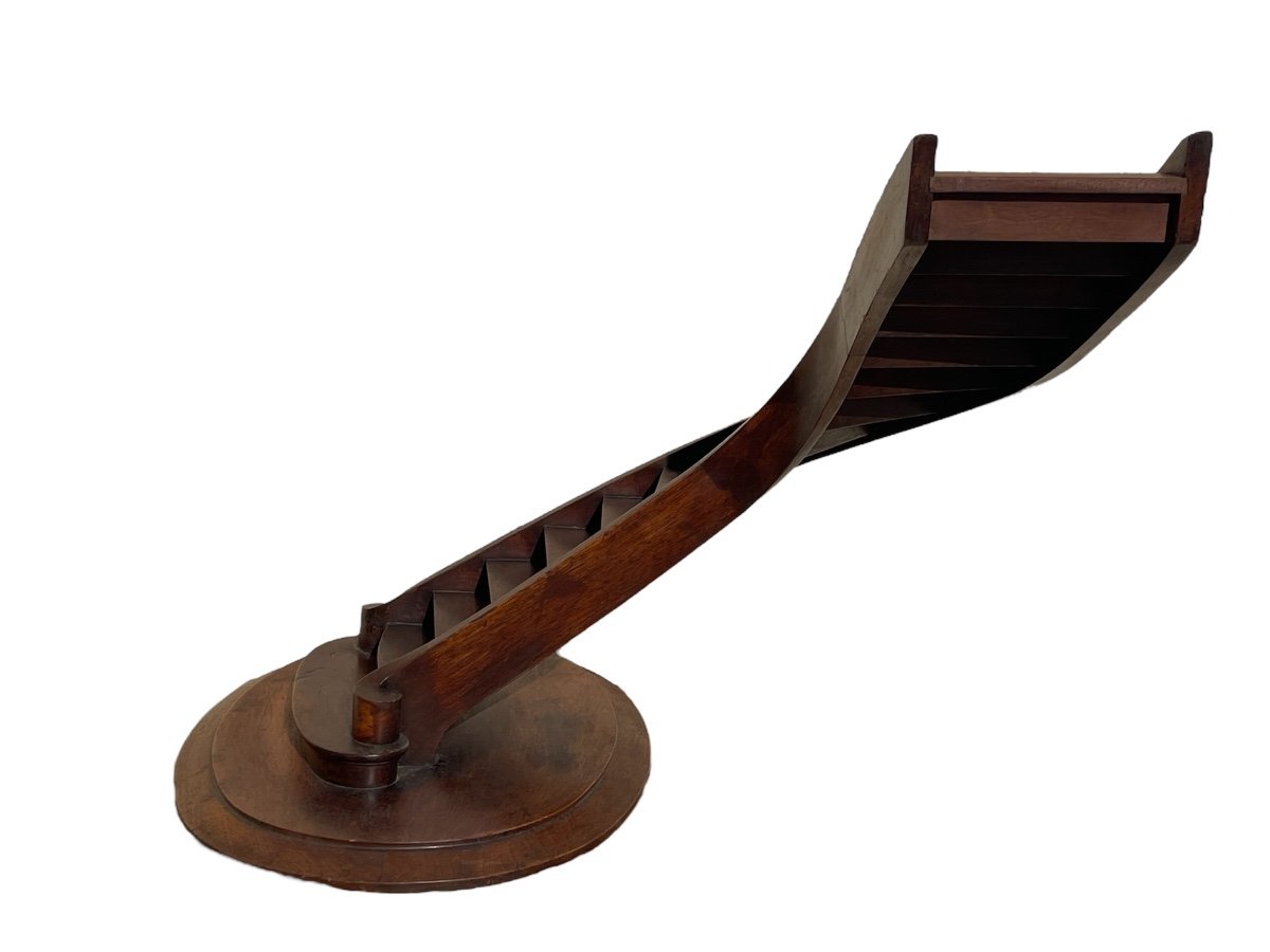 Mahogany Spiral Masters Staircase-photo-5