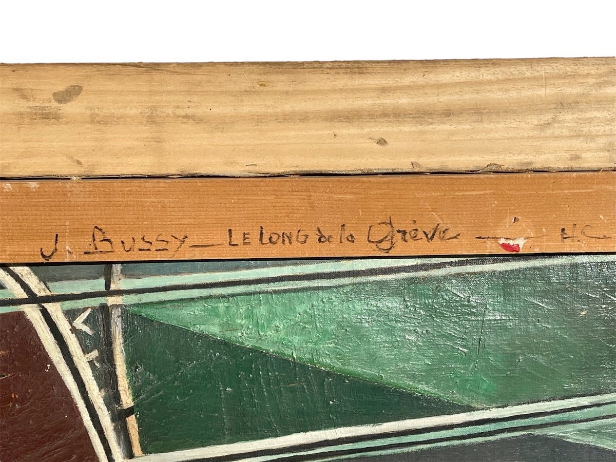 J. BUSSY - Le Long de la Grève, Libération de Paris-photo-8