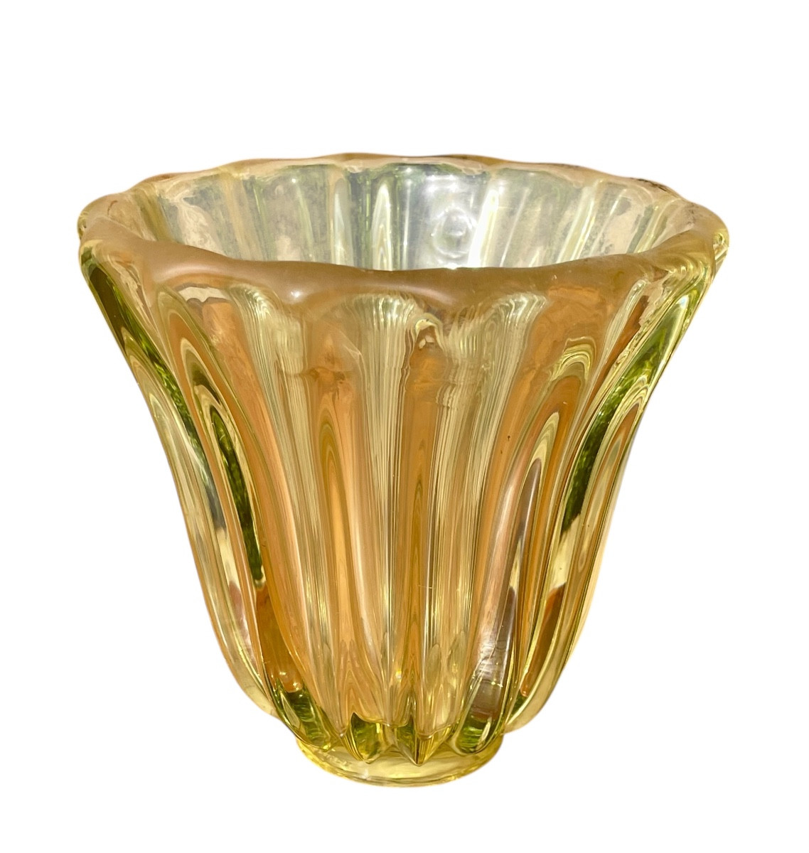 Pierre d’ AVESN - Vase Corolle Jaune