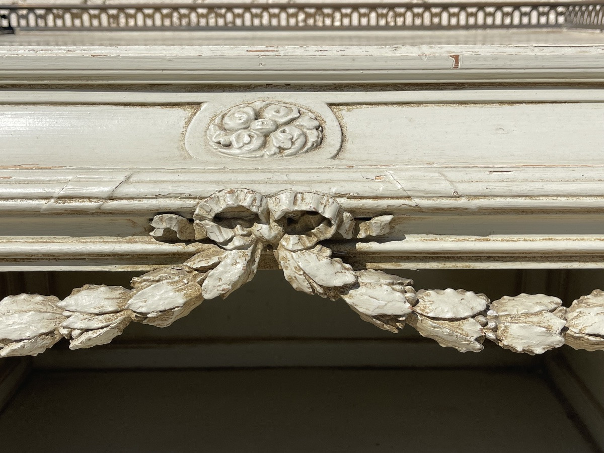 Maison DEVILLE - Cabinet Laqué Style Louis XVI-photo-1