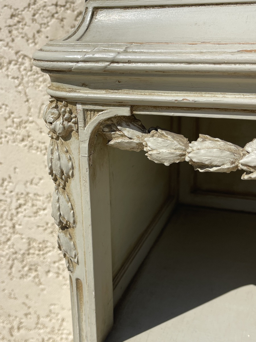 Maison DEVILLE - Cabinet Laqué Style Louis XVI-photo-2