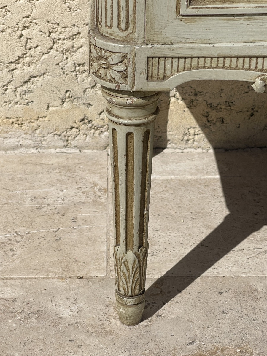 Maison DEVILLE - Cabinet Laqué Style Louis XVI-photo-6