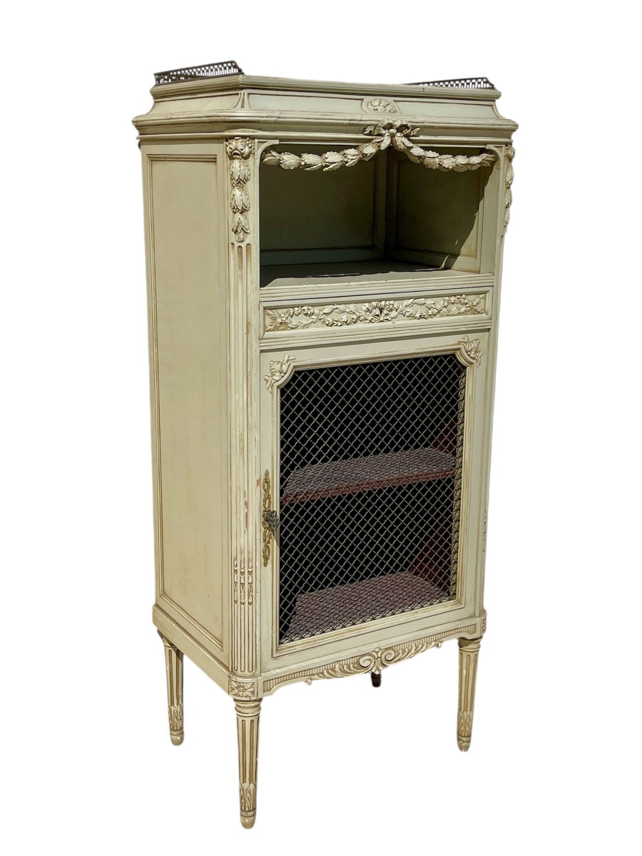 Maison DEVILLE - Cabinet Laqué Style Louis XVI