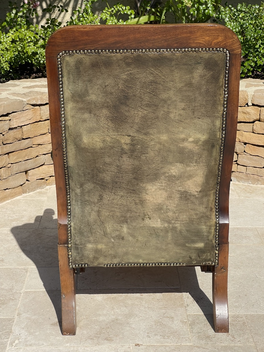 Fauteuil Chesterfield  Amovible en Acajou-photo-8