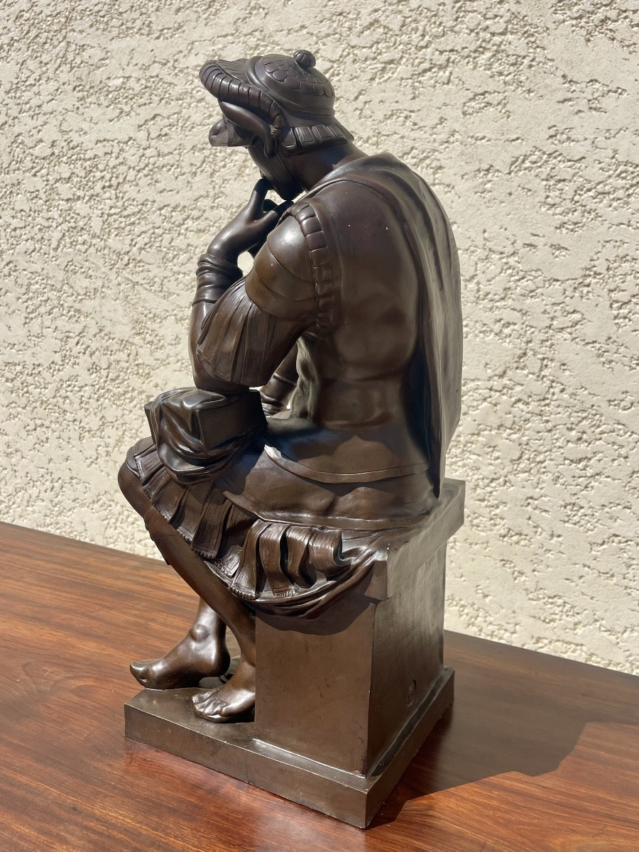 Laurent de Médicis - Bronze d’après Michel Ange -photo-4