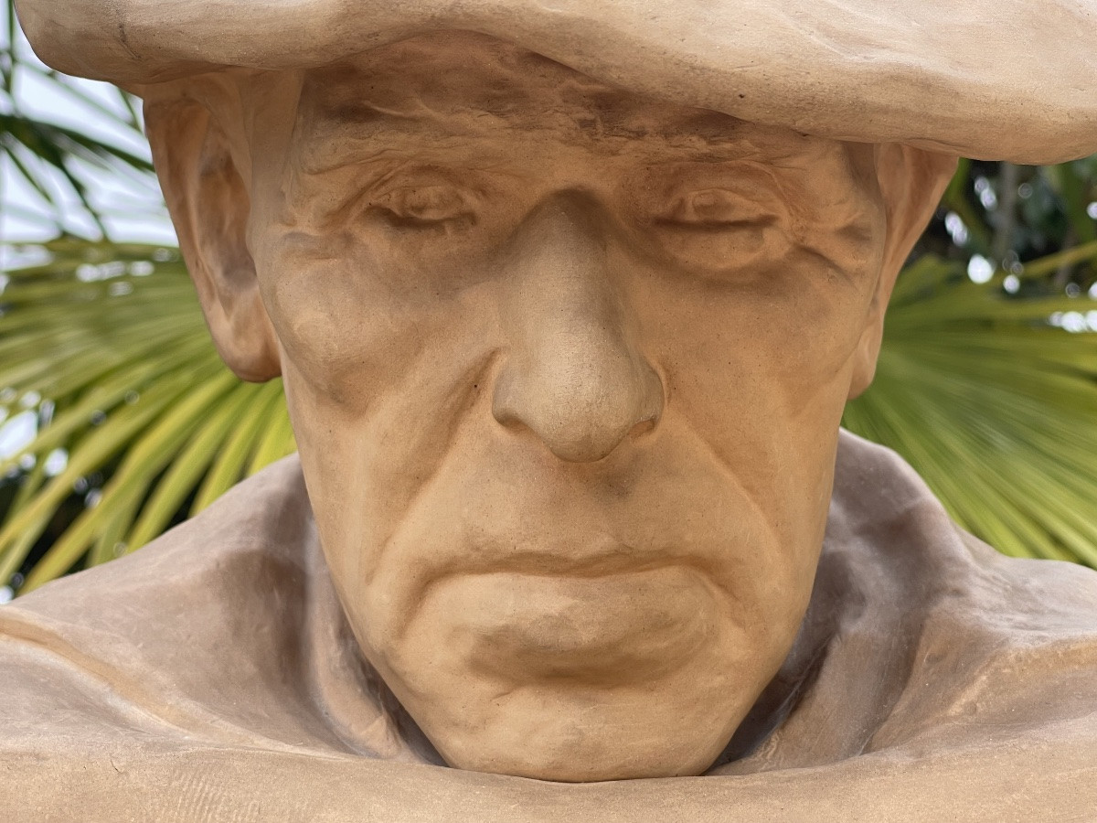 Lionel Floch - Terracotta, Bust Of A Sailor -photo-2