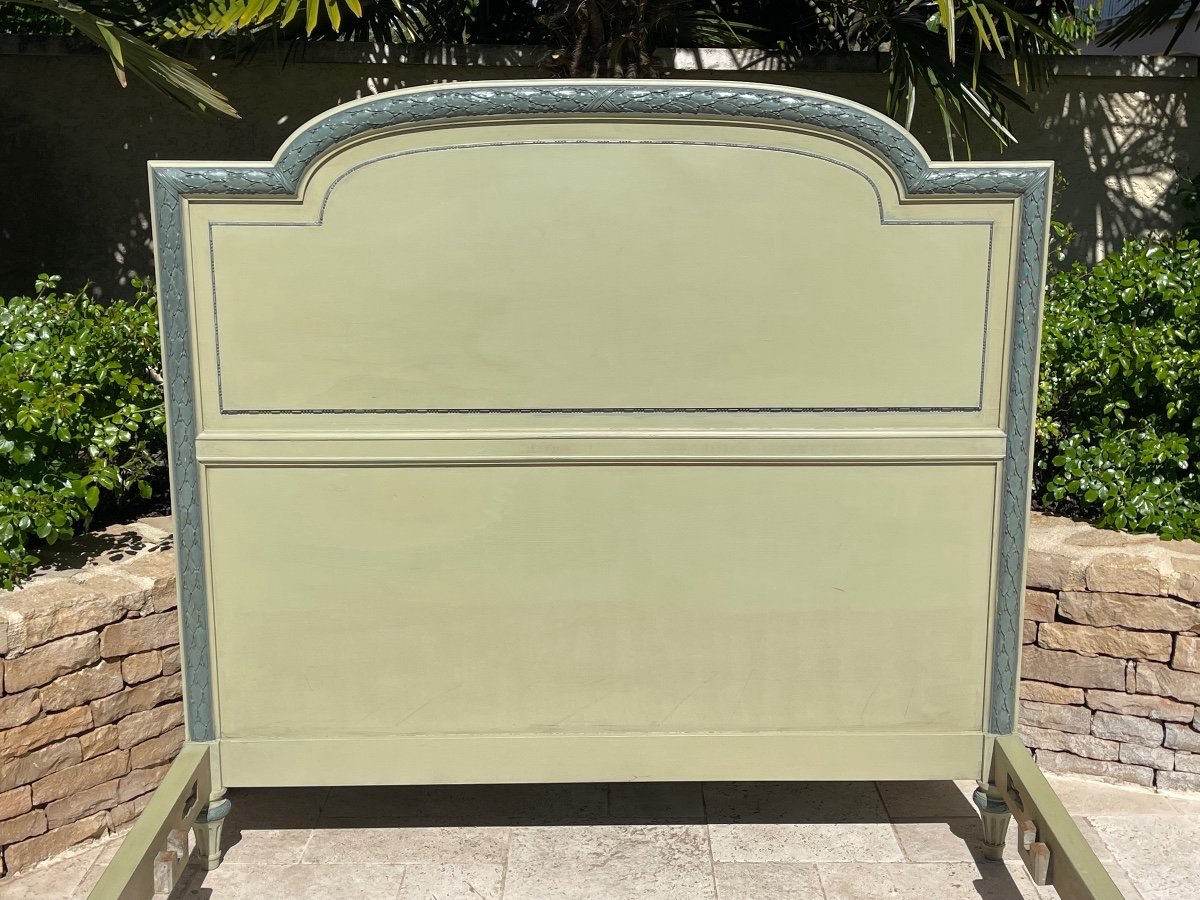 Louis XVI Style Lacquered Bed-photo-2