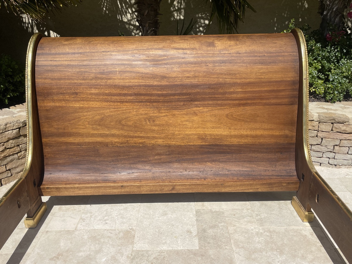 Empire Style Mahogany Bed-photo-6