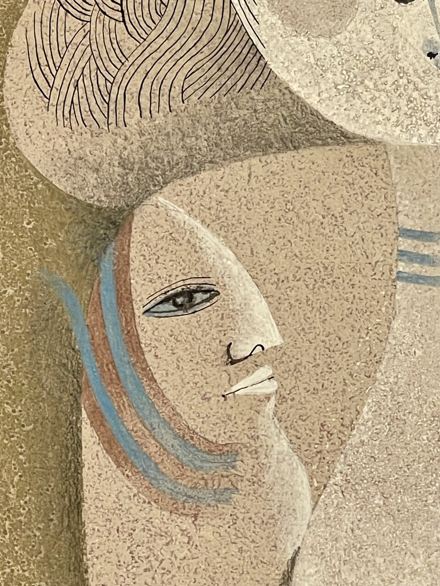 Sami BRISS - Alice et son Oiseau, Dessin / Acquarelle-photo-2