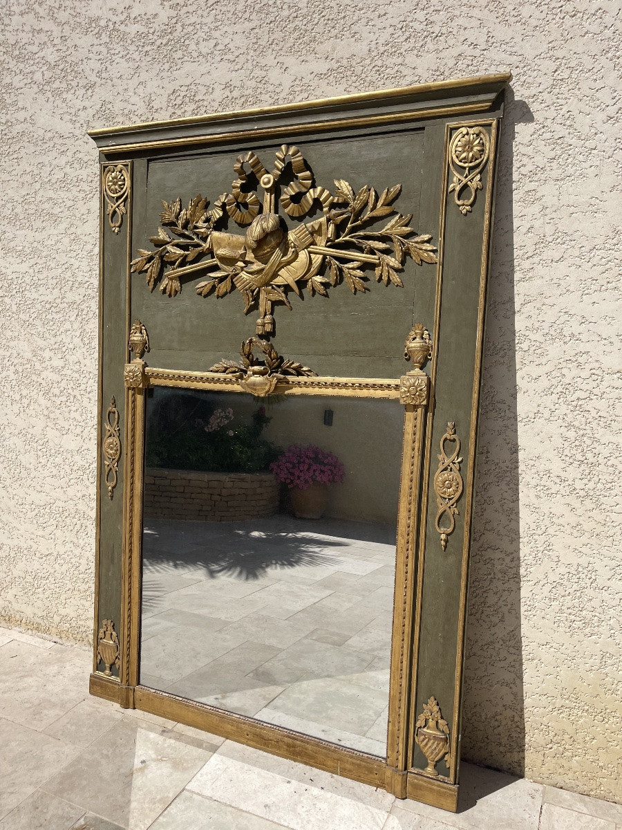 XVIIIe - Miroir Louis XVI-photo-2