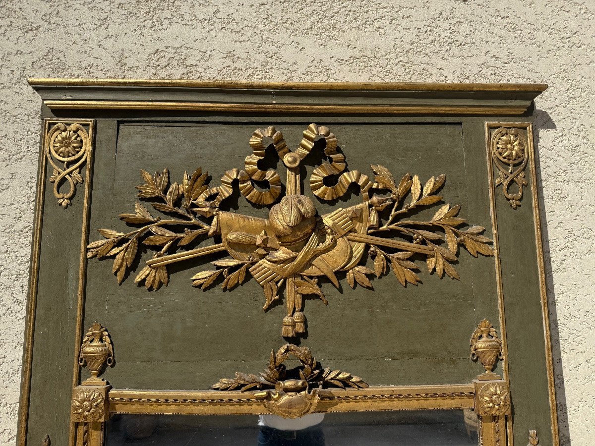 XVIIIe - Miroir Louis XVI-photo-1